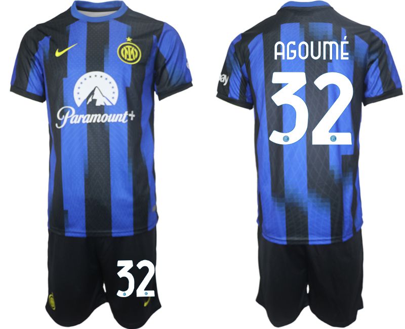 Men 2023-2024 Club Inter Milan home blue #32 Soccer Jersey